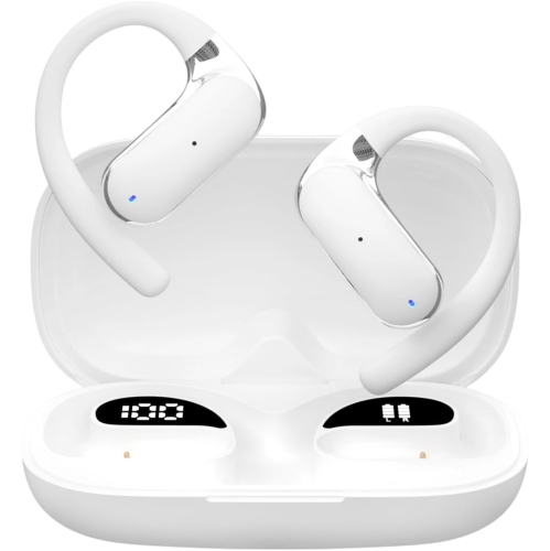 MYACUC  Ai Translation Earbuds, Real Time Wireless Translation Headphones, 144 Langauge On-Ear Translator Earphones, Bluetooth Translation Earbuds For