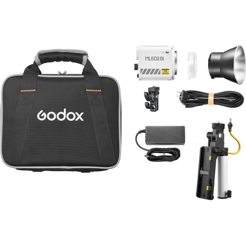 Open Box - Godox ML60IIBi Bi-Color LED Monolight - Kit1