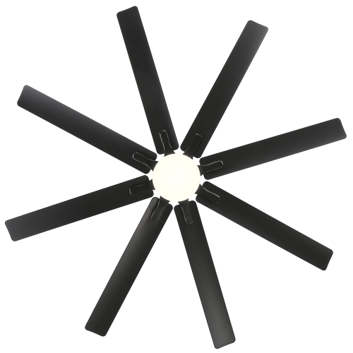 Large Industrial Smart Ceiling Fans with Lights and Remote & APP Control 8 ABS Blades 6-Speed Powerful DC Motor Reversible For Home/Commercial/Outdoor