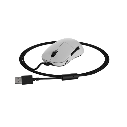End Game – Souris de jeu avec fil XM2 8K v2 - Légère, 52&nbsp;g, 26000&nbsp;ppp, taux de scrutation de 8 kHz, blanche