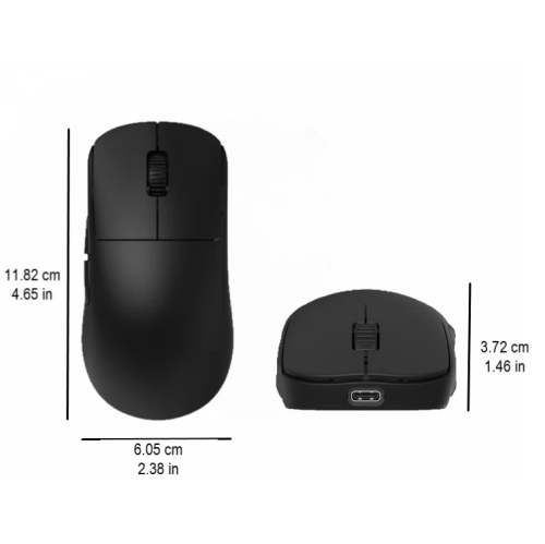 End Game Gear OP1w 4k v2 Wireless Gaming Mouse - Lightweight 58.5g, Right-Handed, 4K Dongle Included, Black