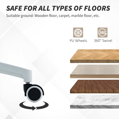 Chaise de bureau ergonomique de HOMCOM, fauteuil pivotant avec hauteur et soutien lombaire réglables, accoudoirs relevables, fonction d'inclinaison,