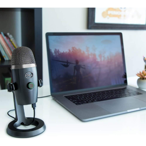 Logitech for Creators Blue Yeti Nano USB Microphone for Gaming, Streaming, Podcasting, Twitch, YouTube, Discord, Recording for PC and Mac, Plug &