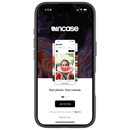 Incase Transfer E-Display Fitted Hard Shell Case with MagSafe for iPhone 17 - Black