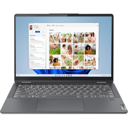 Refurbished Lenovo Ideapad Flex 5 14 WUXGA Touchscreen Laptop (Intel Core i3-1215U, 8GB RAM, 256GB SSD, Windows 11 S Mode) - Strom Grey (82R7003WUS)
