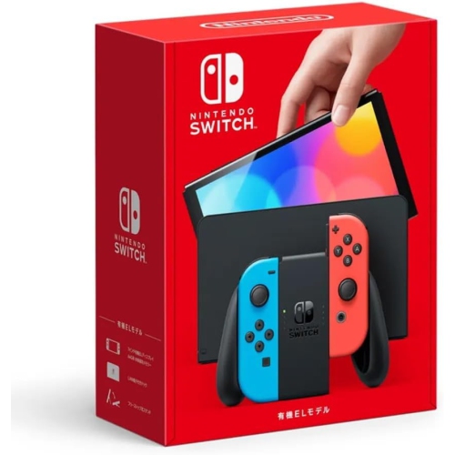 RefurbishedNintendo Switch Console with Neon Blue and Red Joy-Con - OLED Model
