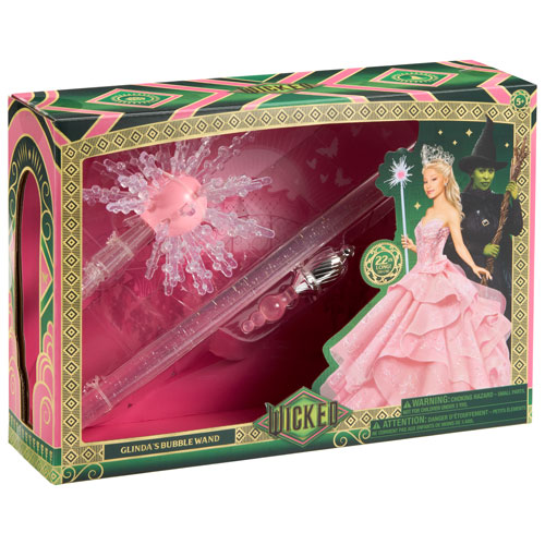 Baguette à bulles de Glinda dans Wicked de The Noble Collection