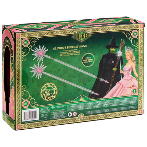 Baguette à bulles de Glinda dans Wicked de The Noble Collection
