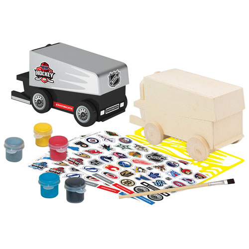 Masterpieces NHL Zamboni Wood Craft & Paint Kit