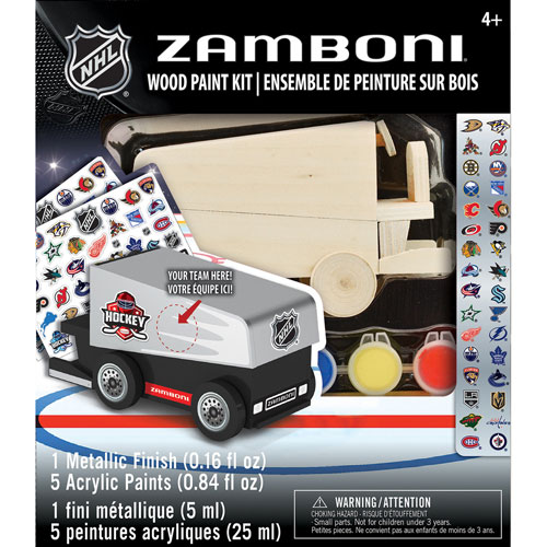 Masterpieces NHL Zamboni Wood Craft & Paint Kit