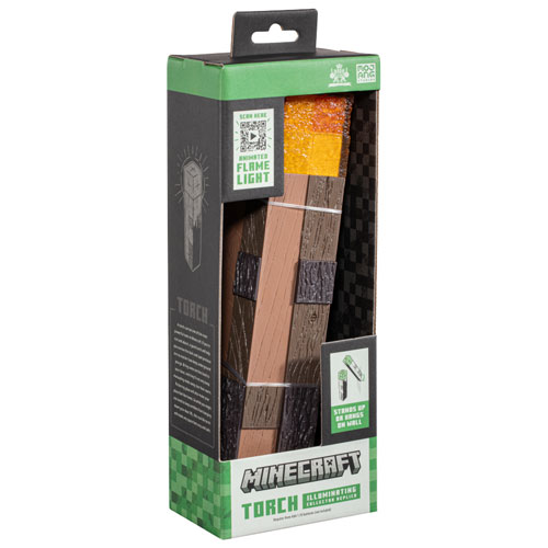 The Noble Collection : Torche Minecraft Réplique de collection illuminée