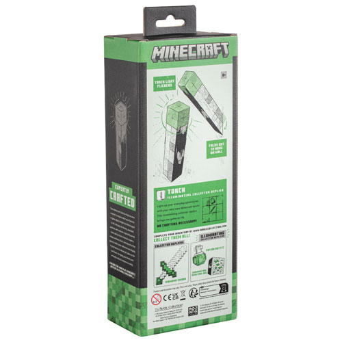 The Noble Collection : Torche Minecraft Réplique de collection illuminée