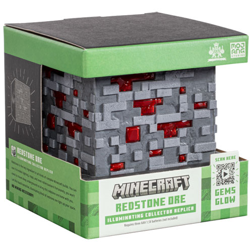 The Noble Collection Minecraft Redstone Ore - Illuminating Collector Replica