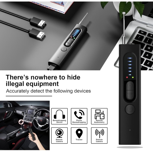 X13 Hidden Camera Detector, Anti-Spy Detector, Hidden Device GPS Detector, Camera Detector, Bug Detector