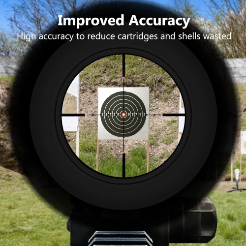 MidTen Red Laser Bore Sight Kit Multiple Caliber for .177 to 12GA Caliber with Big Press Switch Red Dot BoreSighter with 2 Sets of Batteries