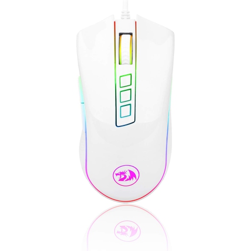 Redragon M711 Cobra RGB Gaming Mouse – 10,000 DPI Wired Optical Mouse with 7 Programmable Buttons & High-Precision Sensor