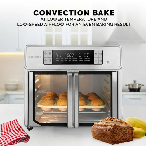 Four friteuse à air chaud numérique 26 pintes MAXX MD Advance de Kalorik – AFO52615SS