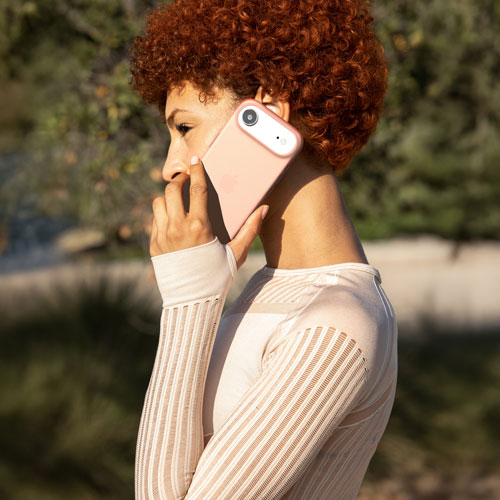 Étui souple ajusté Aire d'Incase Designs avec MagSafe pour iPhone Air - Rose fard