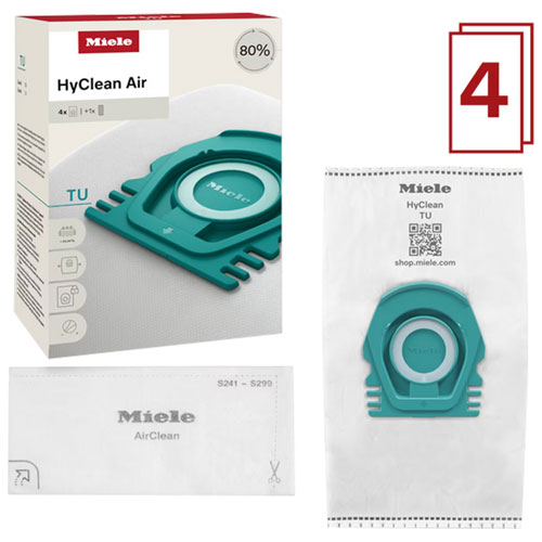 Sacs HyClean Air TU de Miele pour aspirateurs Guard L1 et Guard S1 de Miele