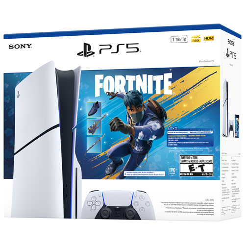 PlayStation 5 Slim Console Fortnite Flowering Chaos Bundle