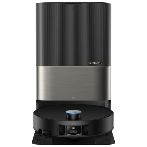 Aspirateur robot à vadrouille autonettoyante à vidange automatique GoVac 800 de Dreame - Noir