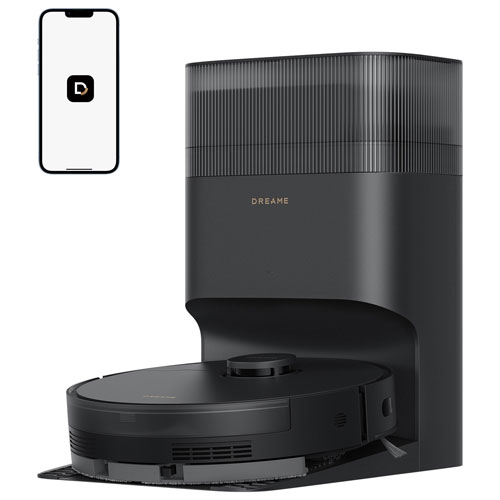 Dreame GoVac 300 Self-Cleaning & Auto-Empty Robot Vacuum & Mop - Black