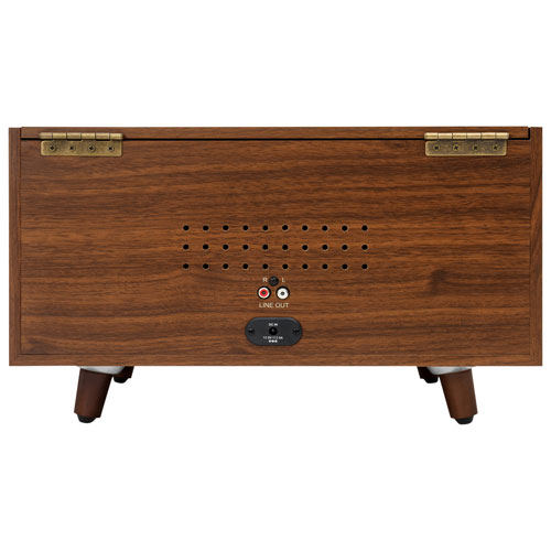 Tourne-disque à courroie 6-en-1 Century de Victrola - Noyer - Exclusivité de Best Buy