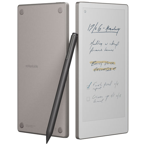 reMarkable Paper Pro Move 7.3" 64GB Paper Tablet with Marker Plus Pen - Silver