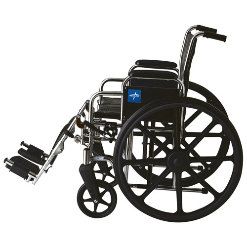 Medline Excel 2000 18" Wheelchair with Elevating Legs