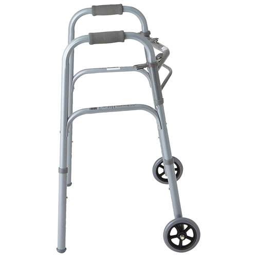 Medline Lightweight 2-Button Junior Folding Walker