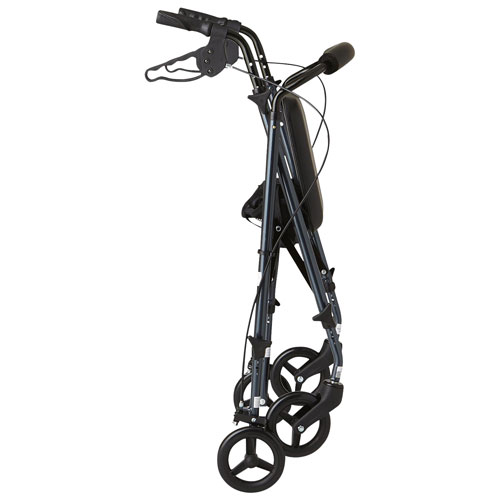 Déambulateur à roulettes ultraléger de Medline - Bleu fumé