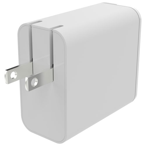 Mophie Speedport 67W GaN USB-C Wall Charger with USB-C Cable - White