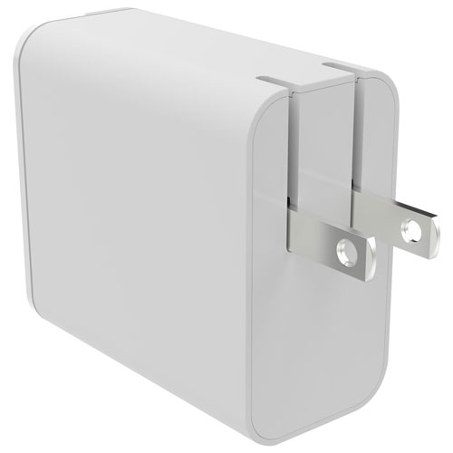 Mophie Speedport 67W GaN USB-C Wall Charger with USB-C Cable - White