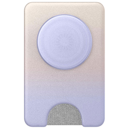 PopSockets MagSafe PopWallet+ Universal Cell Phone Expanding Grip & Stand - Metallic Morning Haze