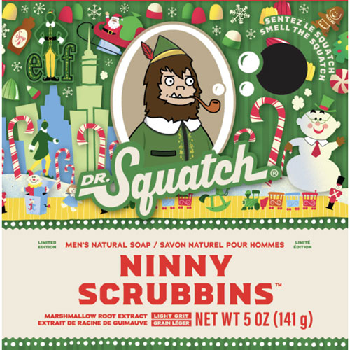 Pain de savon naturel pour hommes de Dr. Squatch - Ninny Scrubbins
