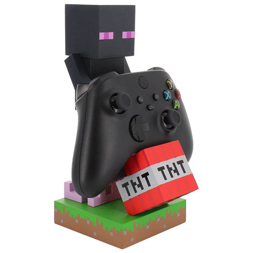 Support pour téléphone et manettes Minecraft : Enderman de Cable Guys