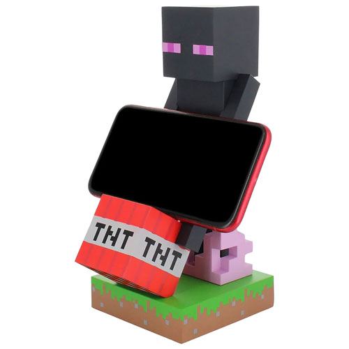 Support pour téléphone et manettes Minecraft : Enderman de Cable Guys