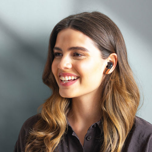 Écouteurs boutons 100 % sans fil à suppression active du bruit Trenchtown de House of Marley - Noir