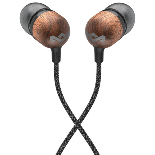 Écouteurs boutons à isolation sonore Smile Jamaica de House of Marley - Noir