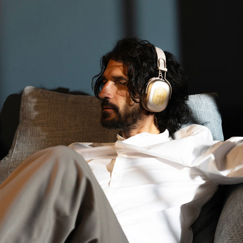 House Of Marley Positive Vibration Rebel ANC Noise Cancelling Over-Ear Bluetooth Headphones - Cream