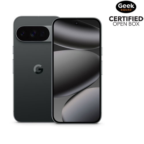 Boîte ouverte - Pixel 10 Pro de 256 Go de Google - Noir volcanique - Déverrouillé