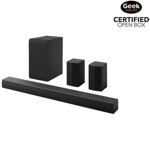 Open Box - LG S55TR 420-Watt 5.1 Channel Sound Bar with Subwoofer & Rear Speakers - Only at Best Buy