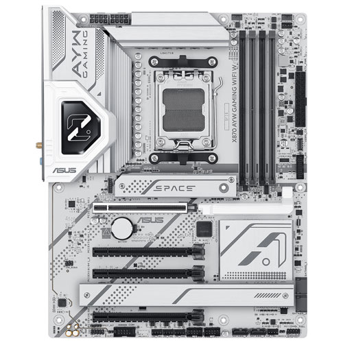 Carte mère X870 AYW Gaming Wi-Fi 6 AM5 DDR5 d'ASUS pour processeurs Ryzen 9000/8000/7000 d'AMD