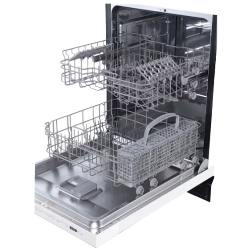 Frigidaire 24" 49dB Built-In Hybrid Dishwasher - White