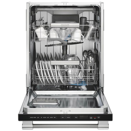 Frigidaire 24" 49dB Built-In Hybrid Dishwasher - White