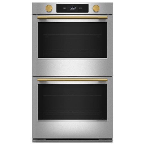 KitchenAid Handle & Knob Hardware Accessory Kit for KitchenAid 30" Double Wall Oven & Microwave Combo - Brass