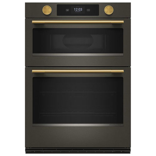 KitchenAid Handle & Knob Hardware Accessory Kit for KitchenAid 30" Double Wall Oven & Microwave Combo - Brass