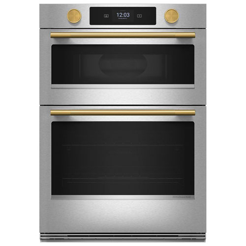 KitchenAid Handle & Knob Hardware Accessory Kit for KitchenAid 30" Double Wall Oven & Microwave Combo - Brass