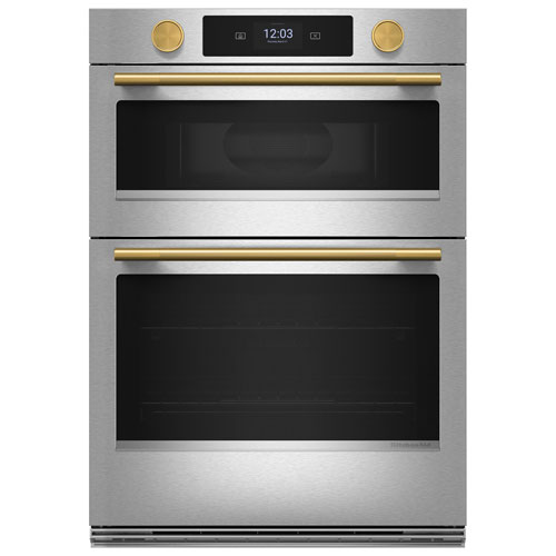 KitchenAid Handle & Knob Hardware Accessory Kit for KitchenAid 30" Double Wall Oven & Microwave Combo - Brass