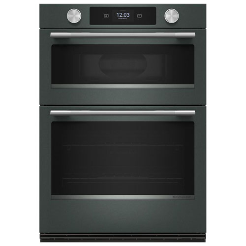 Trousse de poignées et boutons pour ensemble avec four mural double et micro-ondes de 30 po de KitchenAid - Acier inoxydable